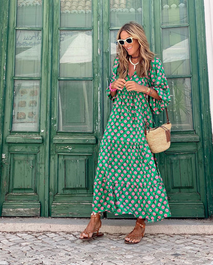 Bella Sommerkleid mit Blumenmuster – Luftig, leicht & farbenfroh