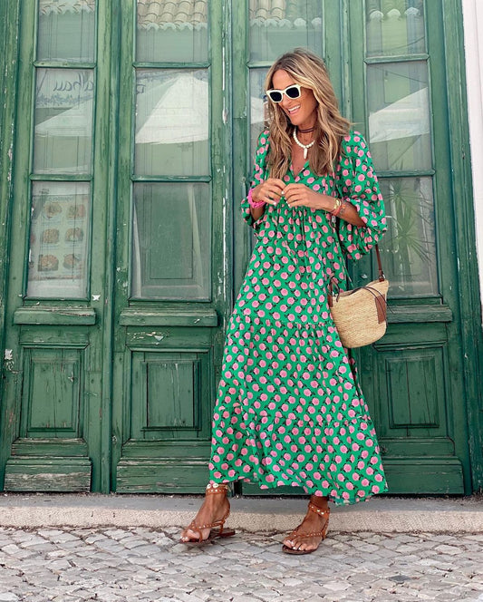 Bella Sommerkleid mit Blumenmuster – Luftig, leicht & farbenfroh